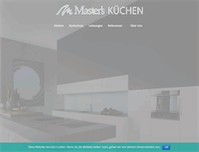 Tablet Screenshot of masters-kuechen.de